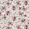 Musselin/Dobbelt-Crincle stof akvarel roser Digitaltryk – hvid,  thumbnail number 1