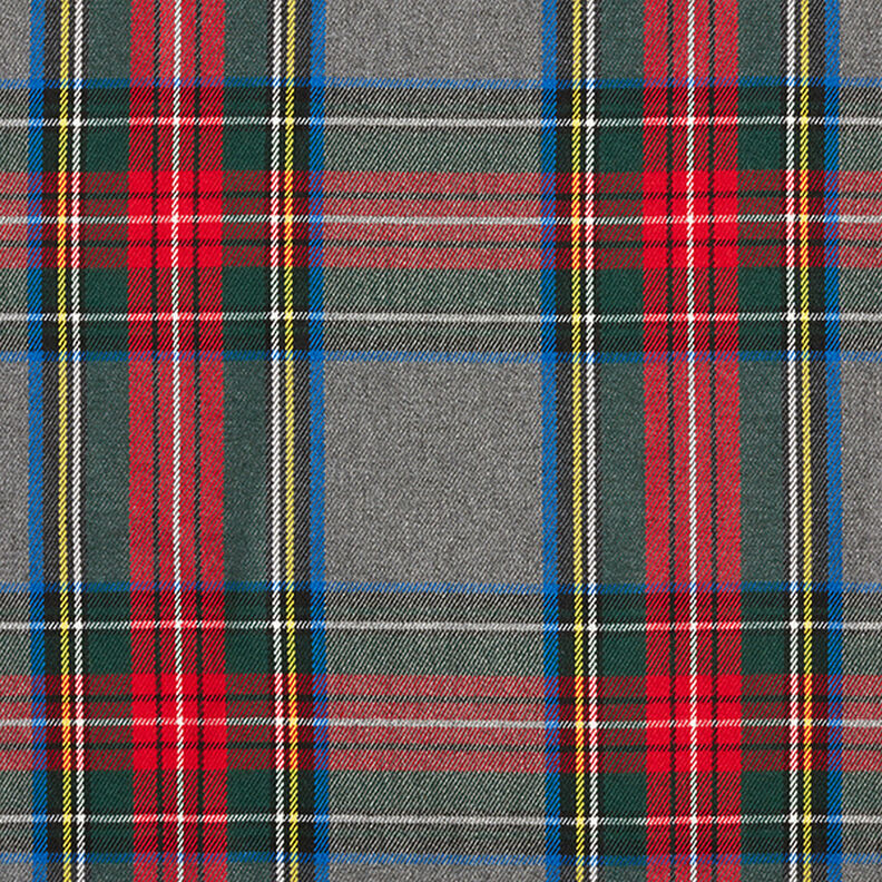 Buksestretch Skotskternet – skiffergrå/rød,  image number 1