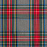 Buksestretch Skotskternet – skiffergrå/rød,  thumbnail number 1