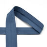 Skråbånd Bomuldsjersey [20 mm] – jeansblå,  thumbnail number 1