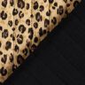Musselin Quiltstof Leopardmønster – beige/sort,  thumbnail number 5