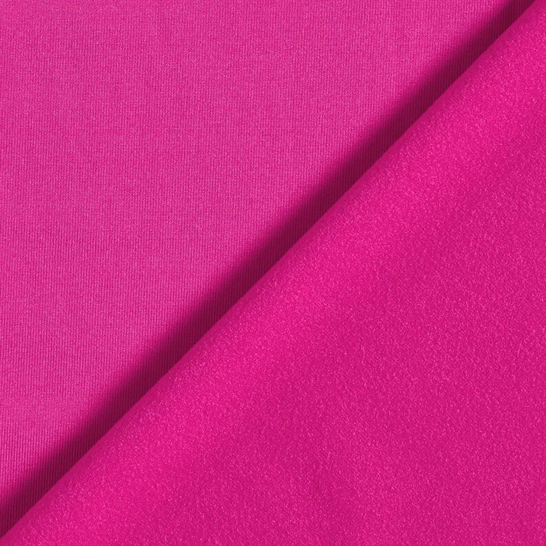 Jersey børstet ensfarvet inderside – intens pink,  image number 3