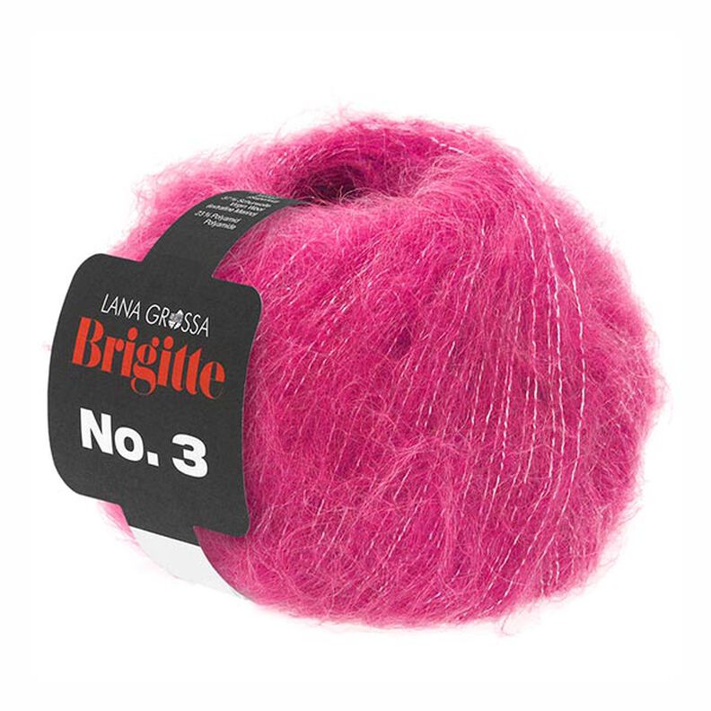 BRIGITTE No.3, 25g | Lana Grossa – intens pink,  image number 1
