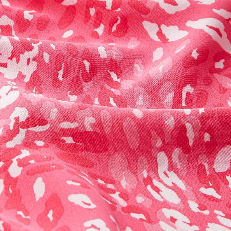 crepestof abstrakt leomønster – intens pink,  image number 2