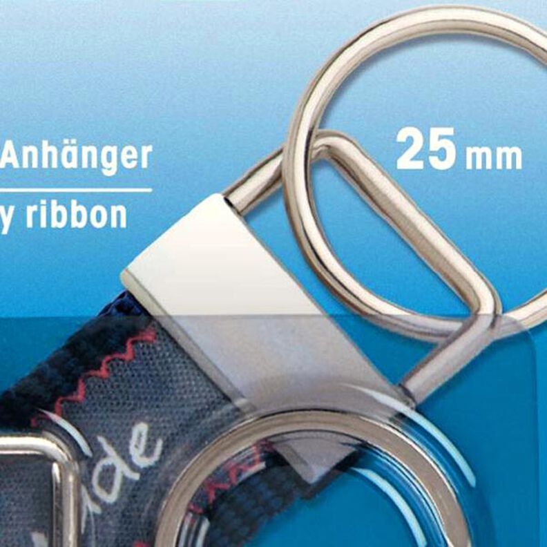 Nøglering til key strap – sølv metallisk | Prym,  image number 2