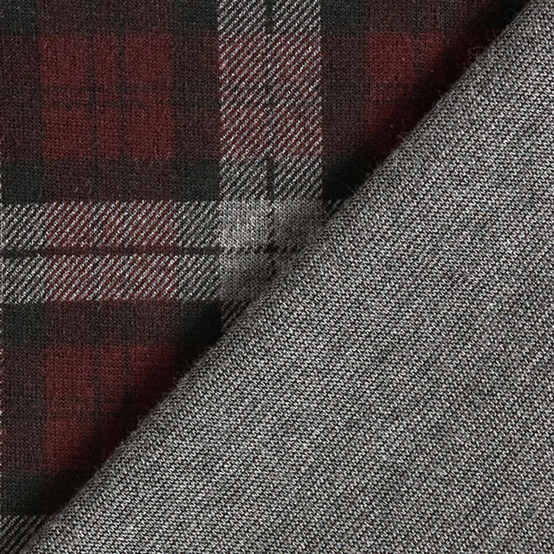 Romanit jersey ternet – bordeaux/grå,  image number 4