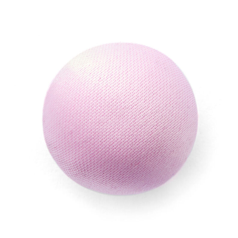 Betrukket knap, Duchesse-Satin – rosa,  image number 1