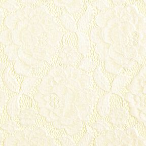 Elastisk blonde blomster og blade – uldhvid, 