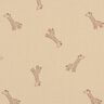 Bomuldsjersey giraffer – mandel,  thumbnail number 1