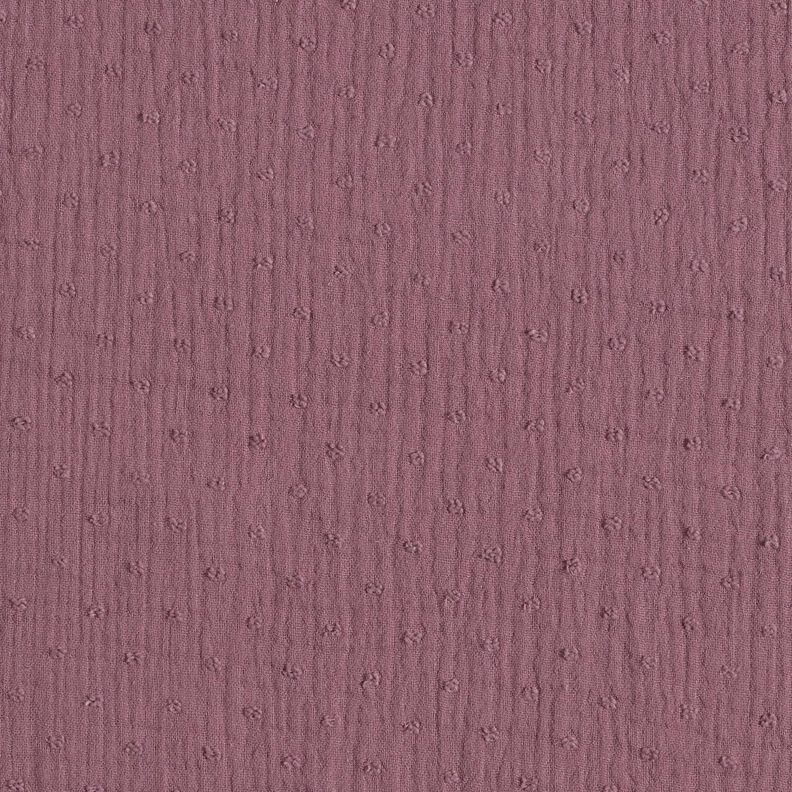 Musselin/Dobbelt-Crincle stof dobby – lyse bær,  image number 1