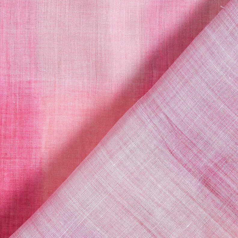 Ramie chiffon batik-tern – intens pink,  image number 5