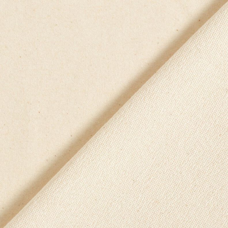 GOTS French Terry sommersweat ubleget | Tula – natur,  image number 3