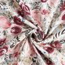 Musselin/Dobbelt-Crincle stof akvarel roser Digitaltryk – hvid,  thumbnail number 4