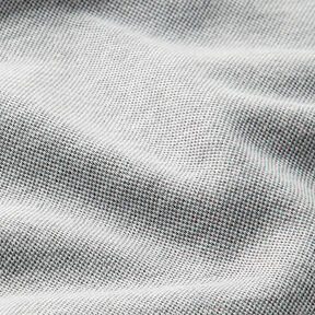 Piqué jersey melange – tågegrå | Reststykke 60cm, 