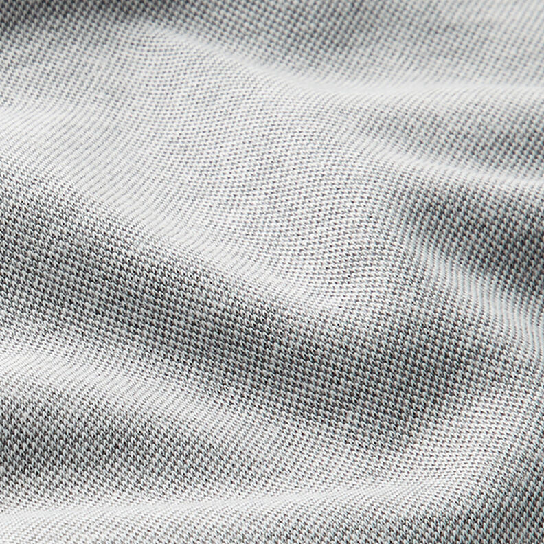 Piqué jersey melange – tågegrå,  image number 2