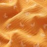 Musselin/Dobbelt-Crincle stof fine sommerfugle – karrygul,  thumbnail number 2