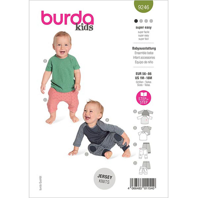 Babyudstyr  | Burda 9246 | 56-86,  image number 1