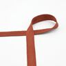 Skråbånd Musselin [20 mm] – terracotta,  thumbnail number 1
