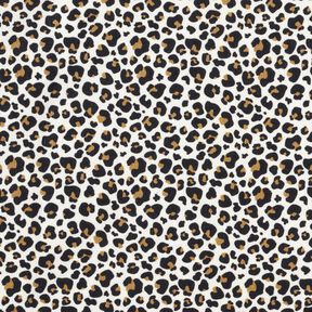 Babyfløjl lille leopardmønster – uldhvid, 