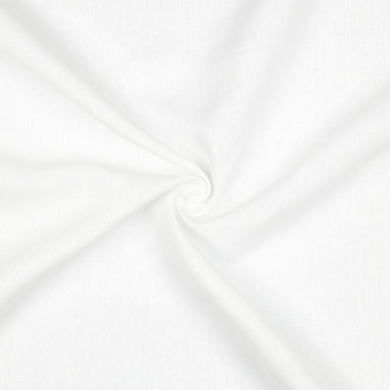 Europæisk lærred, ensfarvet – hvid,  image number 1