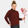 FRAU BETTI Flagermus-sweater med mavelomme og opretstående krave | Studio klippeklar | XS-XXL,  thumbnail number 7