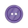 Plastknap 2-huls Basic - lilla,  thumbnail number 1