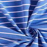 Viskose-stretch med glitterstriber – blå/hvid,  thumbnail number 3