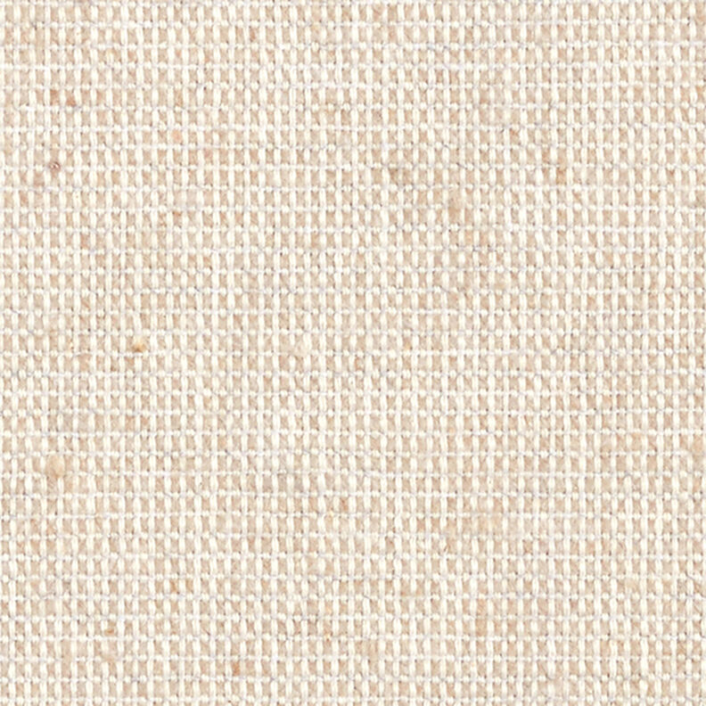 Dekorationsstof Halvpanama ribstruktur genbrugt bomuld – beige,  image number 5
