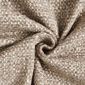 Polsterstof kul&oslash;rt boucl&eacute;-look &ndash; m&oslash;rk taupe/lysebeige, 