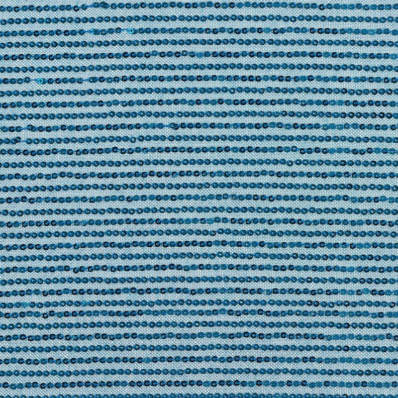 Pailletstof striber på langs – marineblå,  image number 1