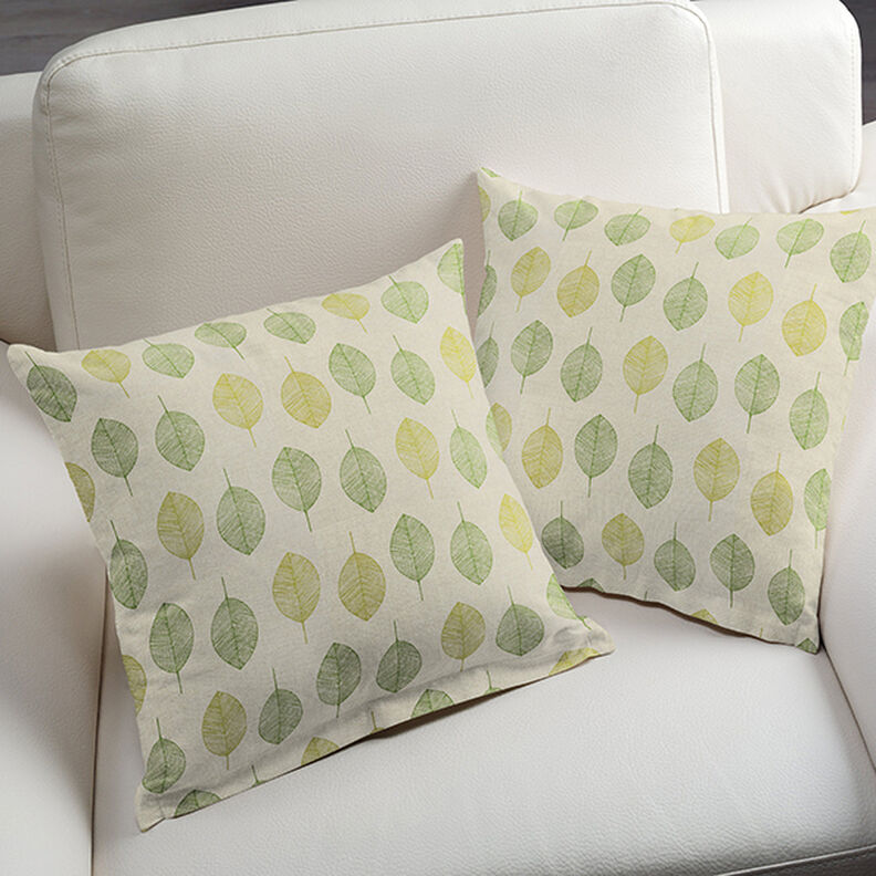 Dekorationsstof Halvpanama Blade &ndash; natur,  image number 6