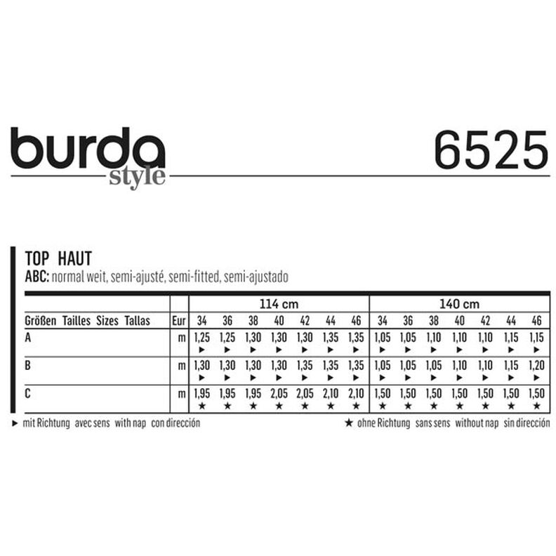 Top / Bluse, Burda 6525,  image number 5