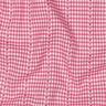 Bomuldsstof Jacquard firkanter og hjerter – pink/hvid,  thumbnail number 2