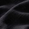 Bomuldsstof Hør-look – sort,  thumbnail number 2