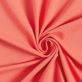 Let French Terry ensfarvet – koral, 