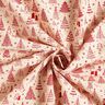 Bomuldsstof Cretonne søde grantræer – natur/karminrød,  thumbnail number 3