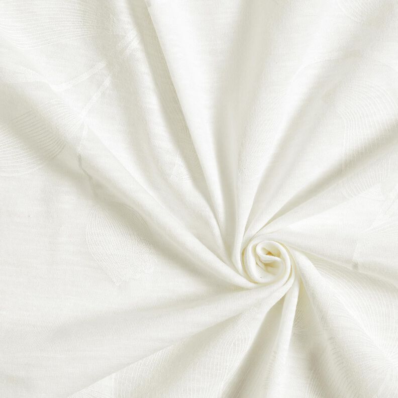 Bomuldsjersey tulipaner – uldhvid,  image number 3