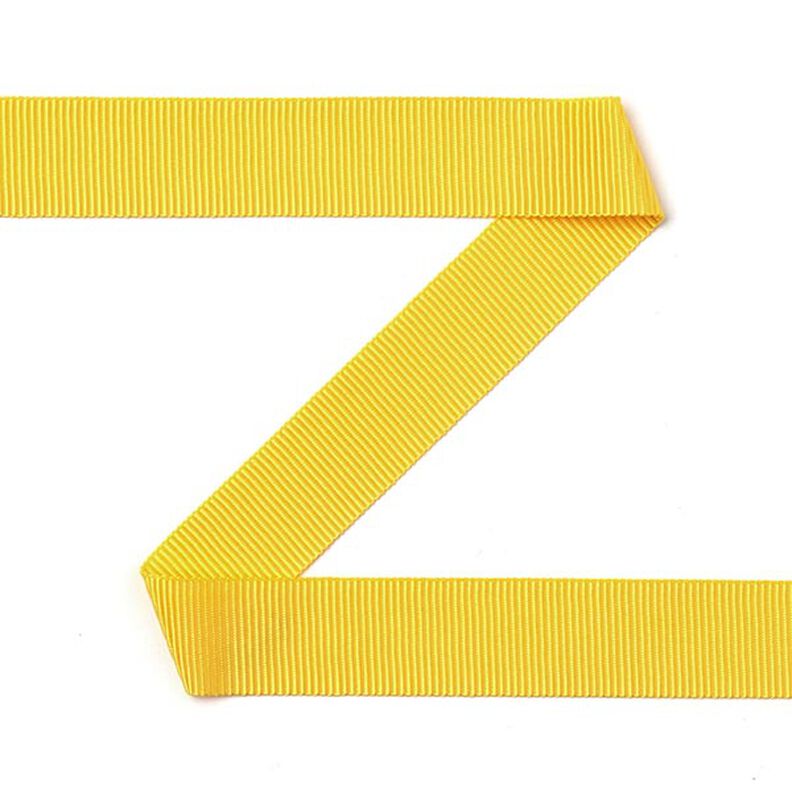 Ripsbånd uni – gul,  image number 1