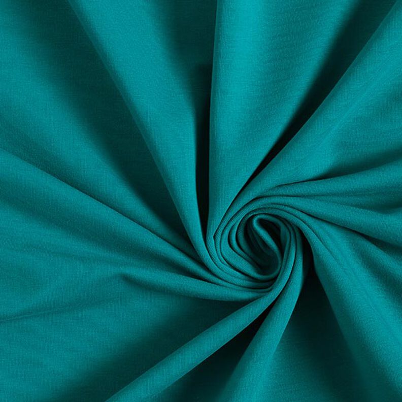 GOTS French Terry Sommersweat | Tula &ndash; petrol,  image number 1