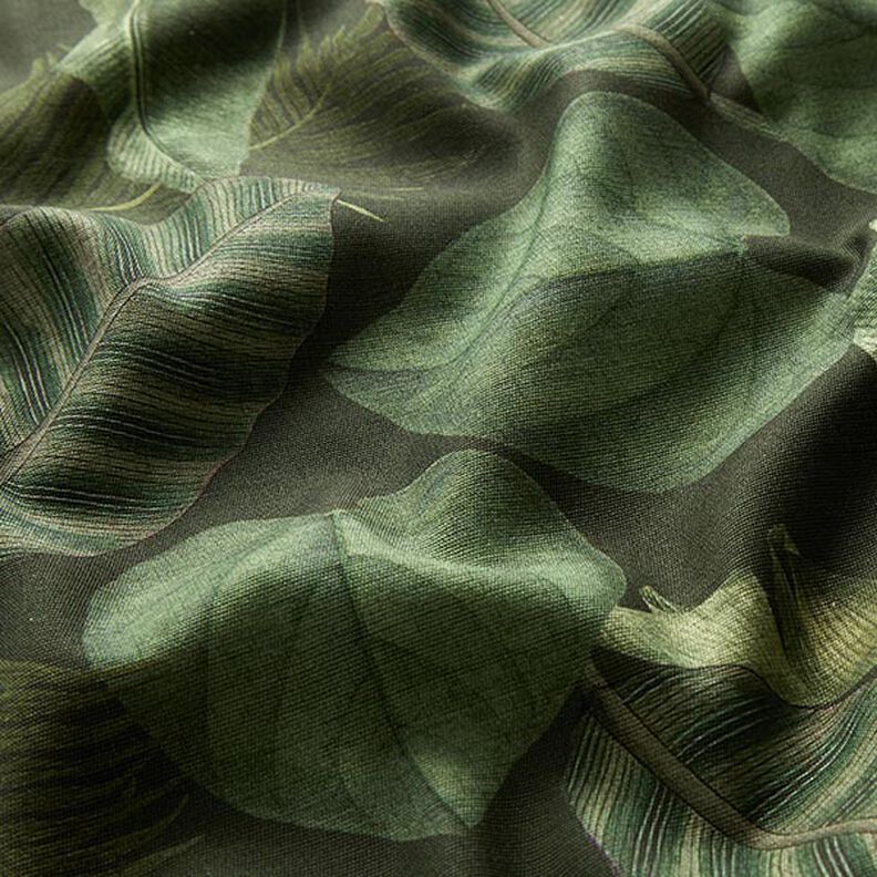 Outdoor stof Canvas Palmeblade – mørkegrøn,  image number 2