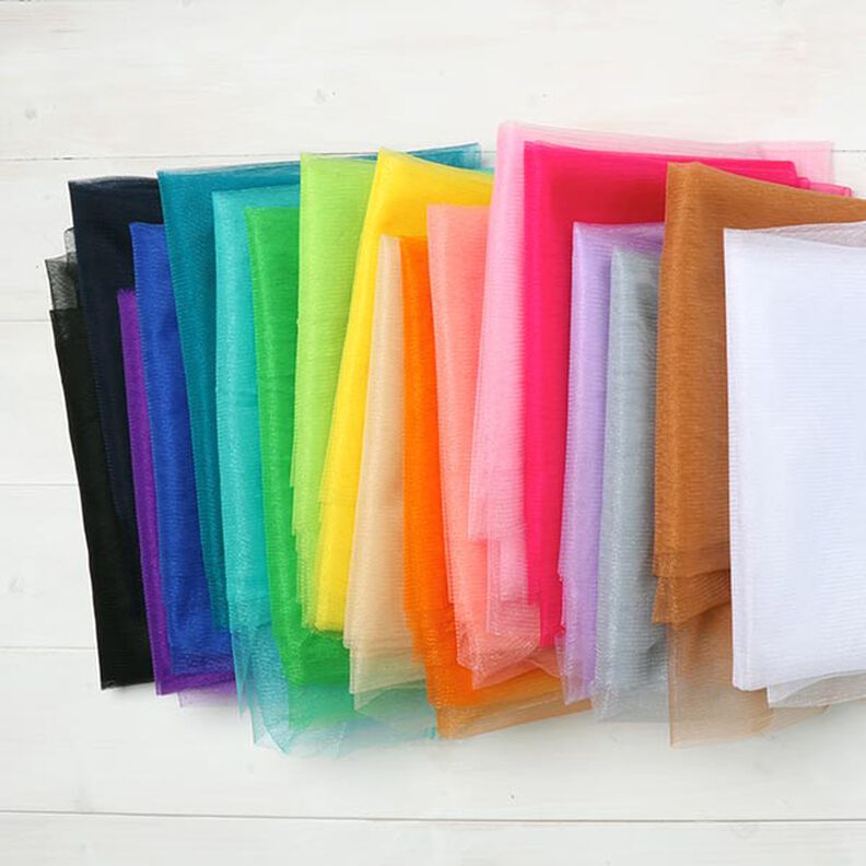 Glitrende tyl – sort,  image number 5