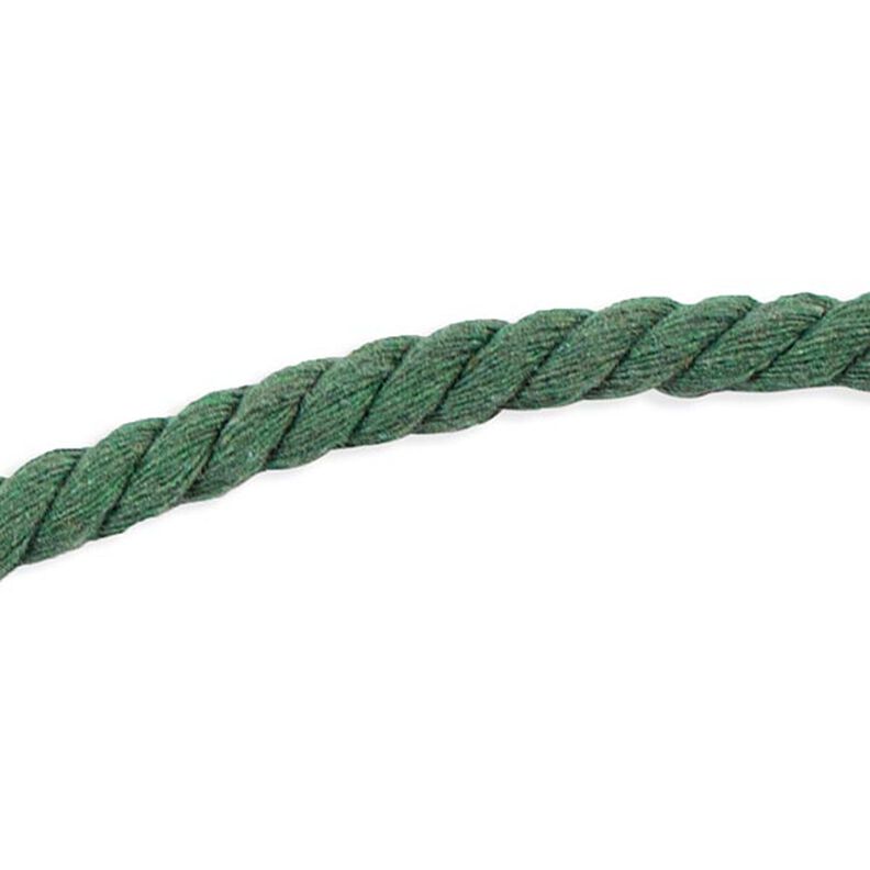 Bomuldskordel [ Ø 8 mm ] – grøn,  image number 1