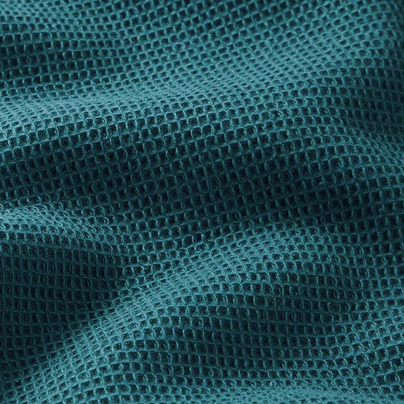 Vaffelpiqué Mini – petrol,  image number 2