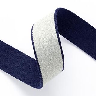Bæltebånd  [ 3,5 cm ] – marineblå/grå, 