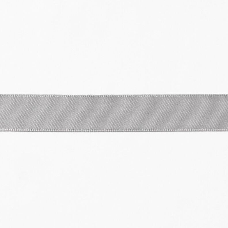 Satinbånd [15 mm] – lysegrå,  image number 1