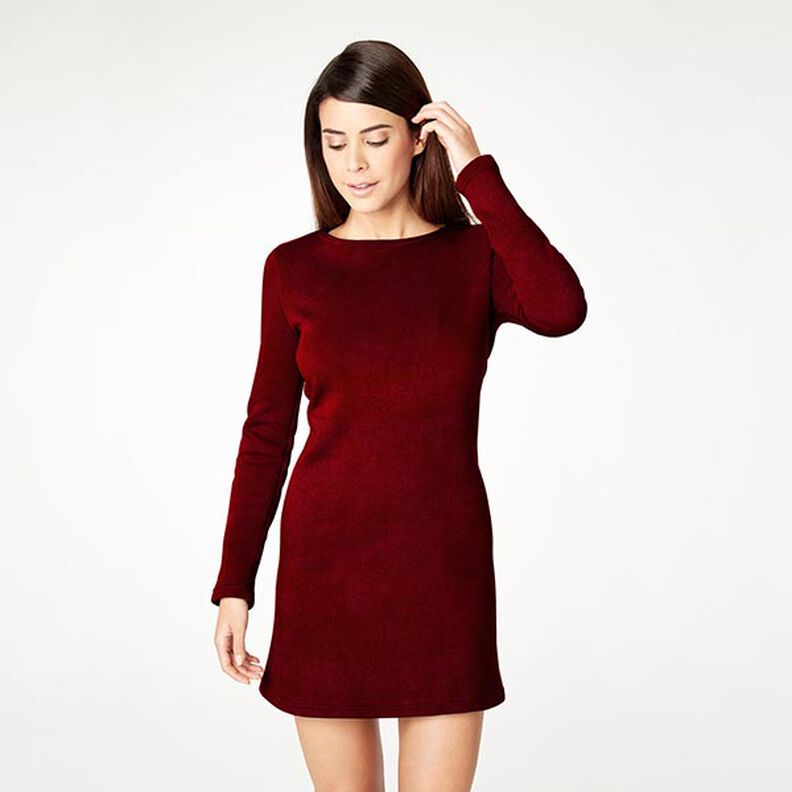 Strækfløjl Nicki – rød,  image number 4