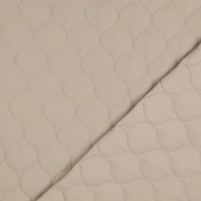 Quiltstof cirkelmønster | Poppy Fabrics – mørkebeige,  image number 4