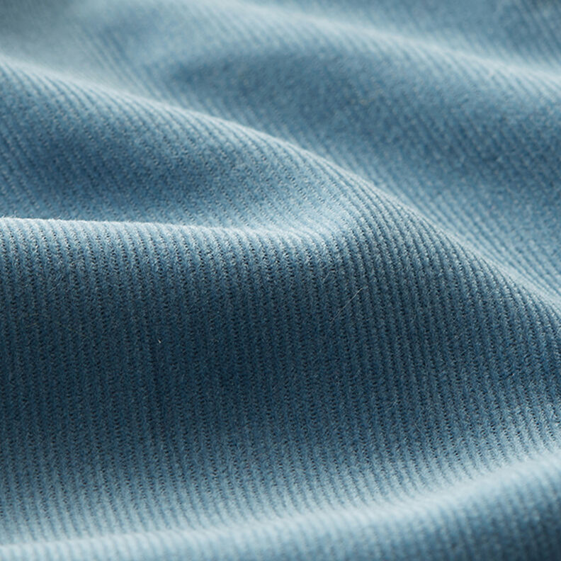 Babyfløjl Ensfarvet – jeansblå,  image number 3
