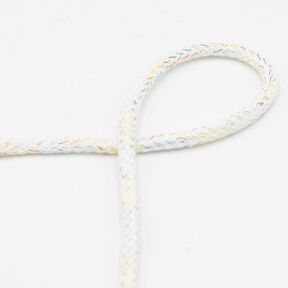 Bomuldskordel Lurex [Ø 5 mm] – hvid, 