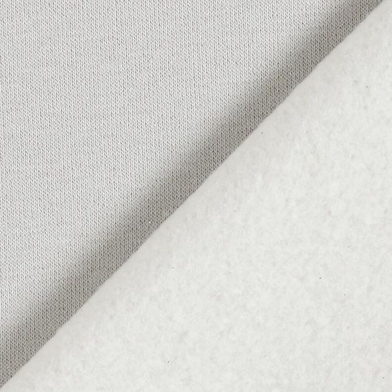 Sweatshirt lodden ensfarvet Lurex – sølvgrå/sølv,  image number 4